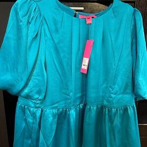 Lilly Pulitzer BlakeLynn Elbow Sleeve in Blue Rhapsody